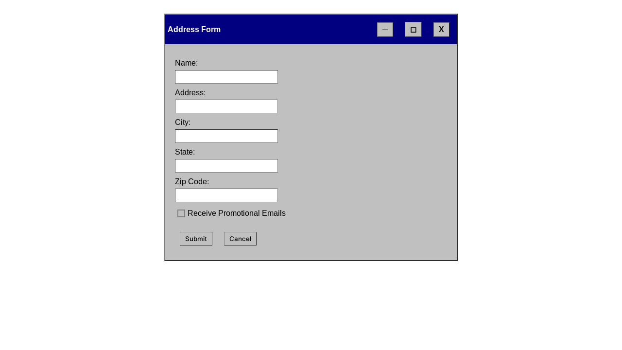 Retro UI -  Windows 95 With HMTL/CSS